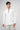 High Neck Long Sleeve T-shirt - White