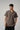 Urban Collar Double Pocket Brown Shirt