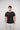 Slim Fit Poly Cotton Black Polo T-shirt