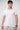 Slim Fit Poly Cotton White Polo T-shirt