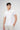 White Solid Polo Neck T-shirt