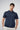 stich less navy blue polo t shirt